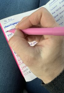 writing to do list